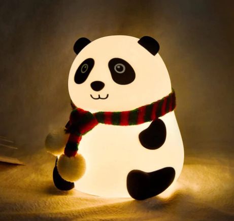 GoLine Cute Panda Gifts Night Lights for Girls Boys Bedroom, Gifts for Toddlers Babies Boys, 7 Colors Changing Night Light for Bedroom with Remote Control.